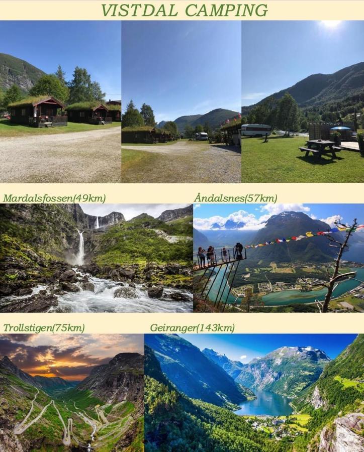 Vistdal Camping Myklebostad  Buitenkant foto